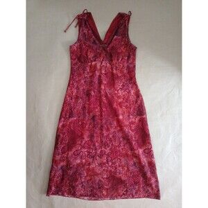 Vintage 90s CDC Midi Dress Size 8 Red Lace Coquette Fairycore y2k aesthetic